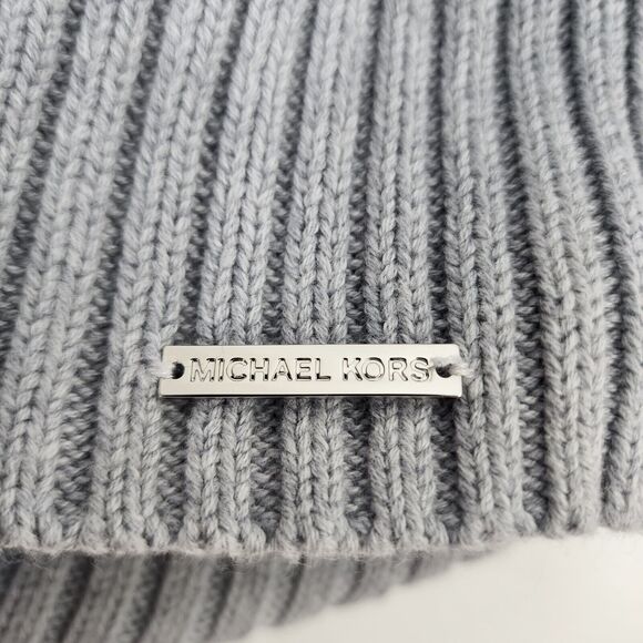 Michael Michael Kors Women Sweater Medium Pullover Off Shoulder Cowl Neck Ribbed - Picture 10 of 12